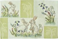Sander Sander placemat Bunnies Patch 32x48 Fb. 40 - Multi - thumbnail
