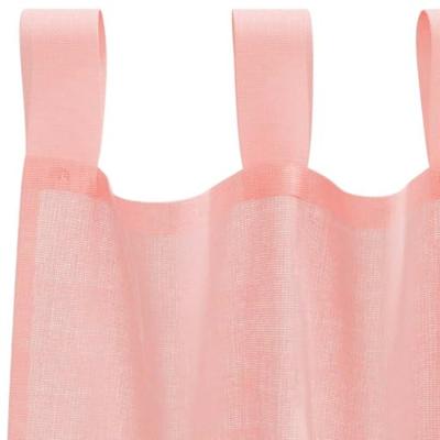 VidaXL Gordijnen voile met roedezakken 2 st roze VidaXL Gordijnen voile met roedezakken 2 st roze