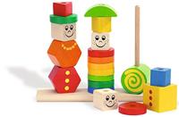 Eichhorn houten stapelpuzzel figuren - thumbnail
