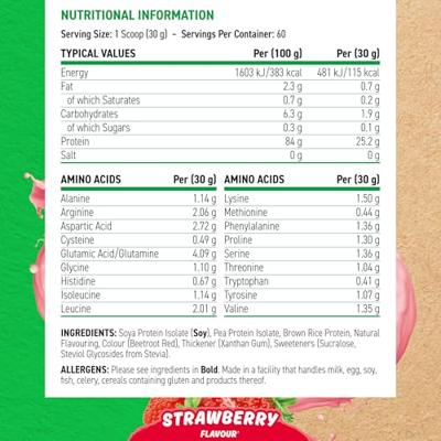 Applied Nutrition Critical Plant Protein Strawberry (1800 g)