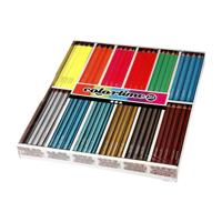 Creativ Company Https://www.cchobby.nl/colortime-kleurpotloden-l-17-45-cm-vulling-3-mm-metallic-kleuren-neon-kleuren-144-stuk-1-doos - thumbnail