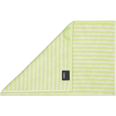 Cawö Cawo Campus Ringel Handdoek 50x100 pistazie