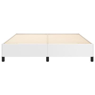 Bedframe kunstleer wit 180x200 cm