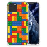 iPhone 12 Pro Max Doorzichtige Silicone Hoesje Blokken - thumbnail