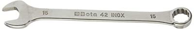 Beta Ringsteeksleutels vervaardigd uit roestvaststaal 42INOX 15 - 000420315