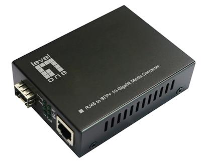 LevelOne 10 Gigabit RJ45 naar SFP+ mediaconverter