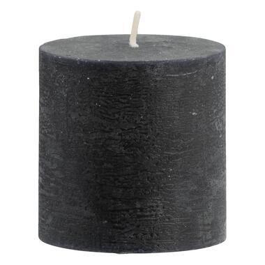 Stompkaars rustiek - zwart - 7xØ7 cm