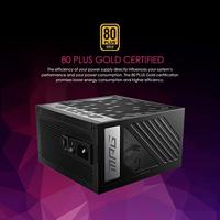 Voedingsbron MSI MPG A850G PCIE5 850 W 80 Plus Gold - thumbnail