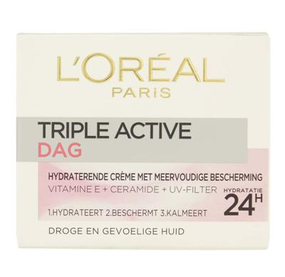L'Oreal Paris Dermo expertise triple active droog/gev dagcreme 50 Milliliter