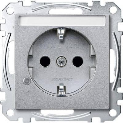 Merten MEG2303-0460 Wandcontactdoos System M Aluminium 1 stuk(s)