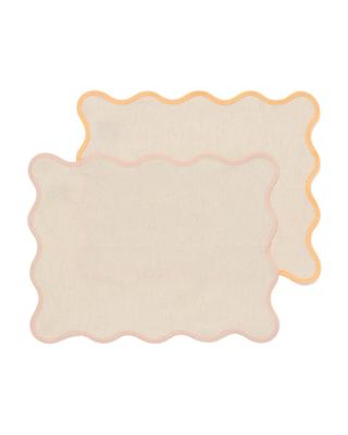 HEMA Placemat 35x45cm katoen golf - 2 stuks