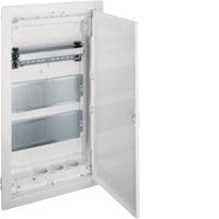 Hager VH36NW Multimedia Volta Multimediaverdeelkast Inbouw (in muur) Aantal groepen: 36 Aantal rijen: 3 Inhoud: 1 stuk(s) - thumbnail