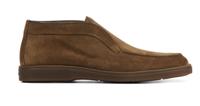 Santoni Heren Instapschoenen in Suede (Bruin) - thumbnail