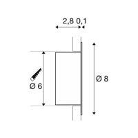 SLV 1002922 WORO LED-wandinbouwlamp LED vast ingebouwd 1.2 W Wit - thumbnail