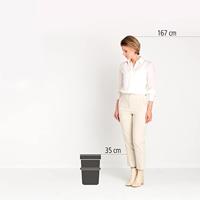 Brabantia Sort & Go afvalemmer, 12 liter - thumbnail