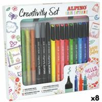 Set Viltstiften Alpino CREATIVITY COLOR EXPERIENCE Multicolour 20 Onderdelen (8 Stuks) - thumbnail