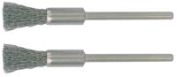 PROXXON penseelborstel brushes w.shaft 2pcs d=8mm stainless s - thumbnail