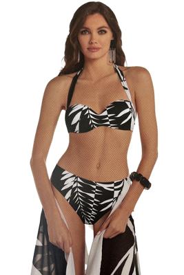 Bad & Beach Roidal BIKINI NAILA Zwart & Wit