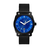 Horlogeband Fossil FS5694 Staal Zwart 22mm - thumbnail