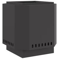 Vuurkorf Zwart 48 x 48 x 51 cm Koudgewalst staal - thumbnail