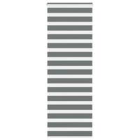 VidaXL Zebra rolgordijn 90x200 cm stofbreedte 85,9 cm donkergrijs - thumbnail