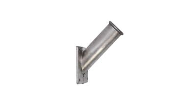 Vlaggenstokhouder Aluminium Grijs