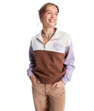 Roxy View Point Block Half Zip Fleece