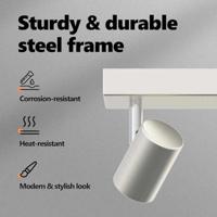 VidaXL Plafondspot met schijnwerpers nikkel 26 x 6,5 x 11,5 cm metaal - thumbnail