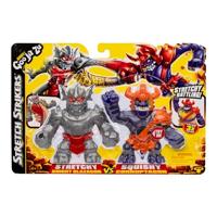 Strikers Blaz vs Corr Figuur Duo 11cm - HERoeS OF GOO JIT ZU - Episch gevecht met krijgerspantser - thumbnail