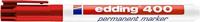 Edding 400 permanent marker 1 mm rond rood - thumbnail