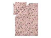 LIVARNO Microvezel-satijnen dekbedovertrek, 200 x 200 cm (Vlinder roze) - thumbnail