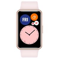 Watch Fit - Roze goud - smart watch met riem - silicone - kersenbloesemroze - afmeting pols: 110-190 mm - display 1.64 - thumbnail