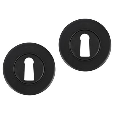 Differnz | Rozet met Sleutelgat | Zwart | Rond | 53mm