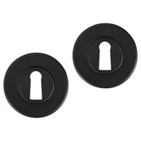 Differnz | Rozet met Sleutelgat | Zwart | Rond | 53mm - thumbnail