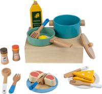 Cub & Co. Cooking Set speelhuis accessoire - thumbnail