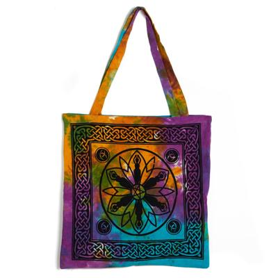 Tote Bag Katoen - Lotus met Dansers (45 cm)