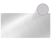 Zwembadhoes 975x488 cm PE zilverkleurig - thumbnail