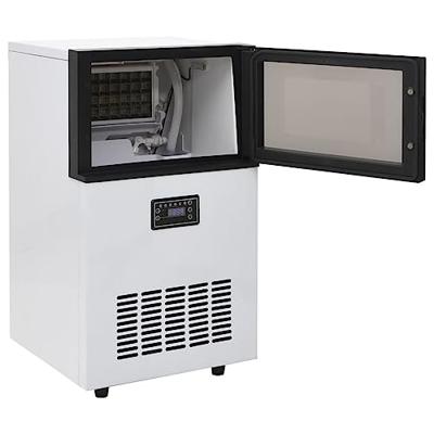 VidaXL Ijsblokjesmachine 45 kg/24 u zwart