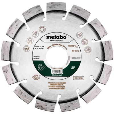 Metabo 628558000 Diamanten doorslijpschijf Diameter 115 mm Boordiameter 22.23 mm 1 stuk(s)