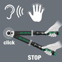 Wera Click-Torque E 1 R/L 05075631001 Momentsleutel 200 - 1000 Nm - thumbnail