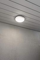 Wandlamp of plafonniere Konstsmide Cesena 7974-250 mat wit 230V round Ø 17.5cm, vandalismebestendig glas, 1x 10W - thumbnail