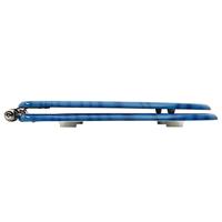 Toiletbril met soft-close deksel waterdruppel MDF blauw - thumbnail