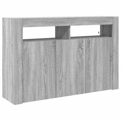 Dressoir Grijs sonoma 116 x 30 x 75 cm Bewerkt hout