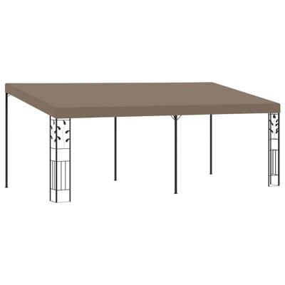 Wandprieel 6x3x2,5 m taupe