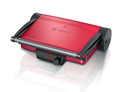 Bosch Haushalt TCG4104 Contactgrill Elektrisch Zwart, Rood Bosch Haushalt TCG4104 Contactgrill Elektrisch Zwart, Rood