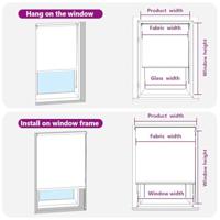 Rolgordijn verduisterend 165x230 cm stofbreedte 161,6 cm beige - thumbnail