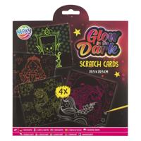 Creative Craft Group Scratch kaarten glow in the dark - thumbnail