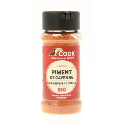 Cook Cayennepeper gemalen bio 40 Gram