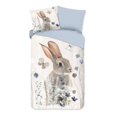 Good Morning Kinderdekbedovertrek "konijn" - Ecru - (140x200/220 cm) - Katoen