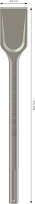 Bosch Accessoires Spadebeitel SDS-max 350 x 50 mm 5st - 2608690099 - thumbnail